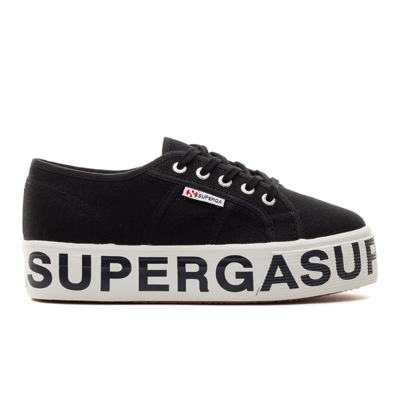Tênis Superga 2790 Cotw Outsole Lettering Black S00FJ80B.35
