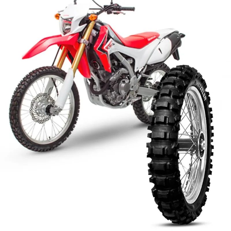 Pneu Moto Crf 250x Metzeler 100/90-19 57 Nhs Traseiro Mc5