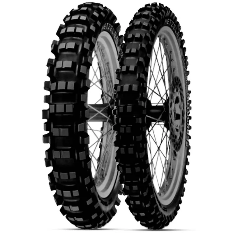 2 Pneu Moto Metzeler 110/100-18 64m 80/100-21 51r Nhs Mc4