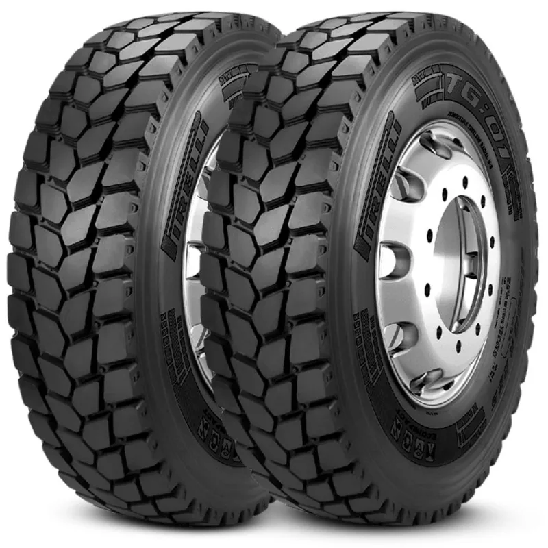 Kit 2 Pneu Pirelli 275/80r22.5 149/146l M+s Tg01