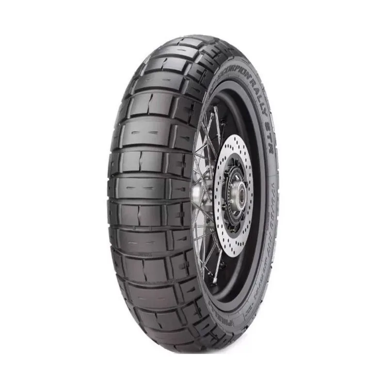 Pneu Moto Pirelli Aro 17 Scorpion Rally str 130/80R17 65V tl - Traseiro