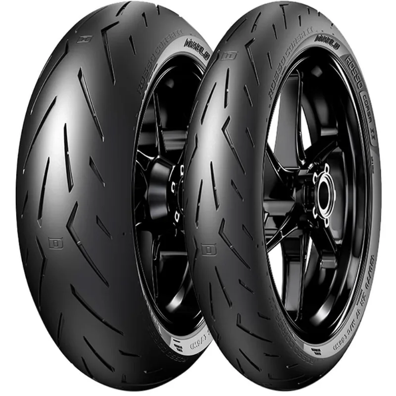 2 Pneu Moto Pirelli 200/55r17 78w 120/70r17 58w Diablo Rosso