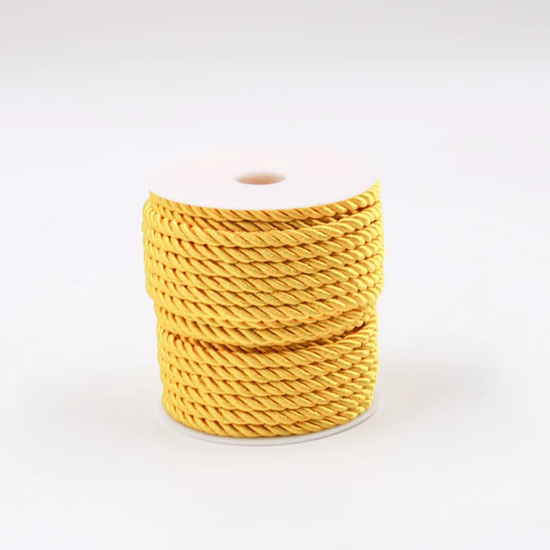 CORDAO SAO FRANCISCO 05MM EM POLIESTER COM 20 METROS Sf122 - Amarelo Claro