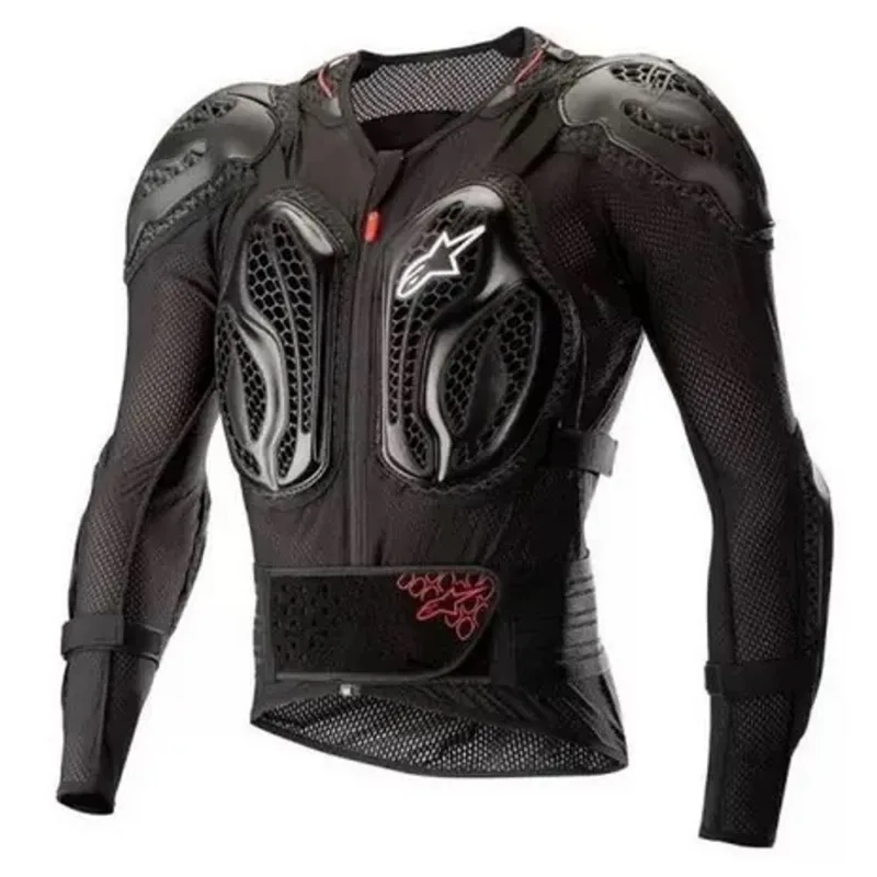 Colete jaqueta alpinestars bionic action preto vermelh tam M