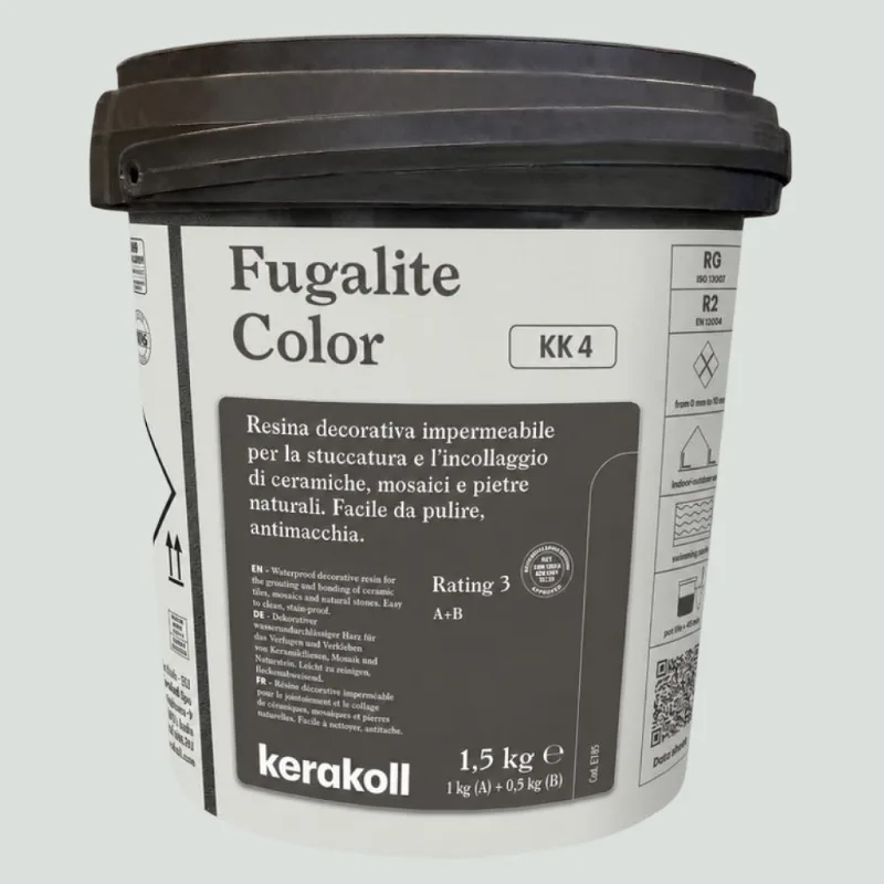 Rejunte Epóxi 1,5kg Kerakoll Rejunte Epóxi Cinza Claro 1,5kg Kerakoll