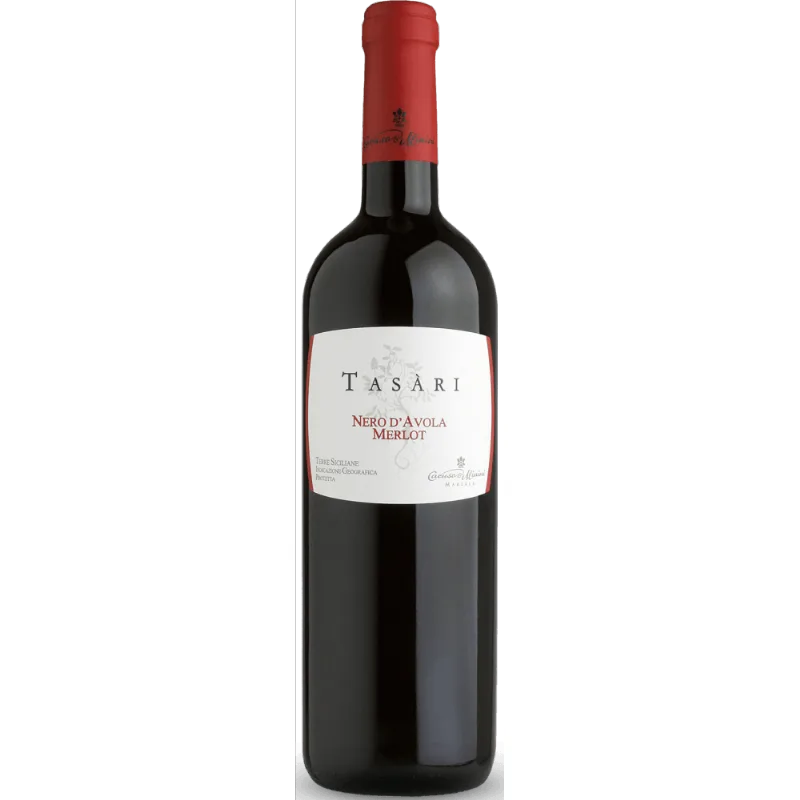 Vinho Italiano Tinto Tasari Merlot Sicilia 750 ml