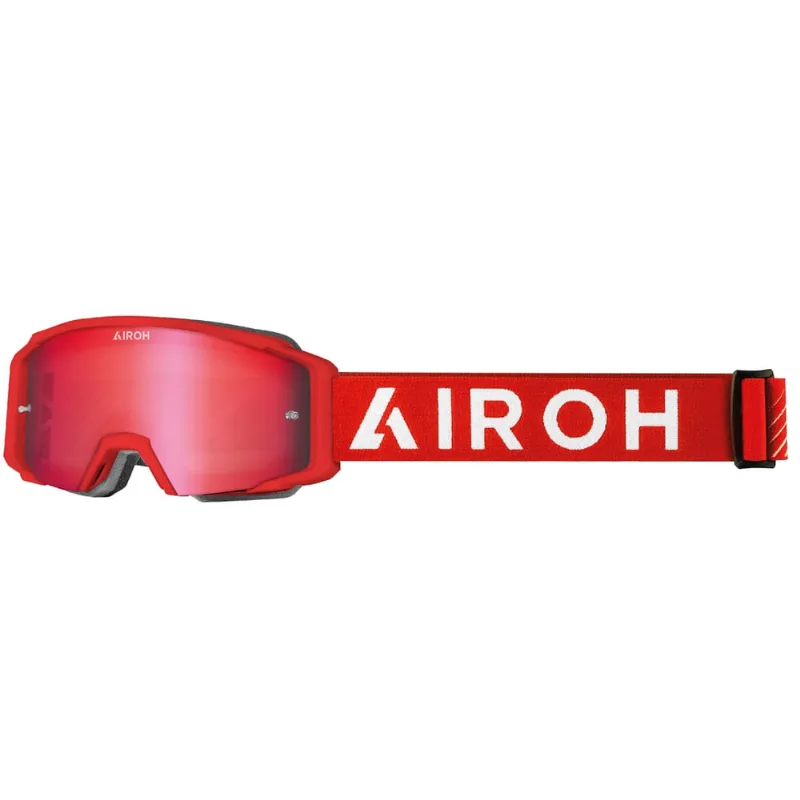 Óculos Cross Motocross Airoh Blast XR1 Vermelho Espelhado