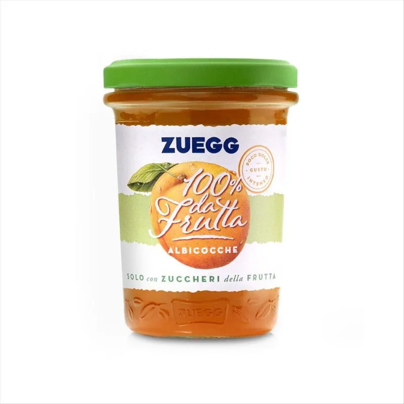 Geleia Italiana Zuegg 100% Da Fruta Damasco Vidro 250g