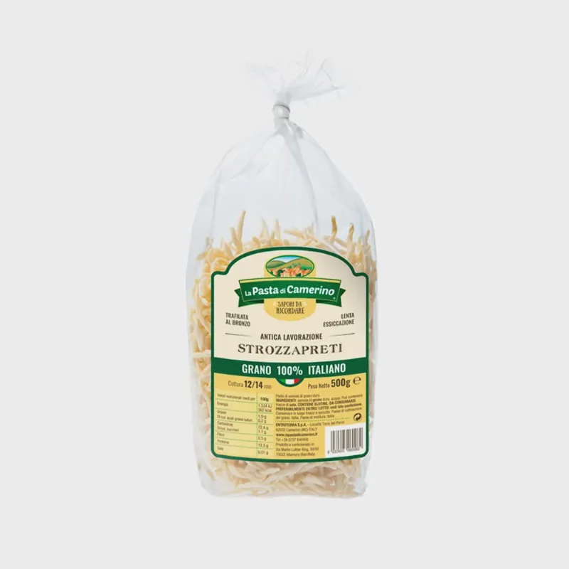 Macarrão Semolina Strozzapreti La Pasta Di Camerino 500g