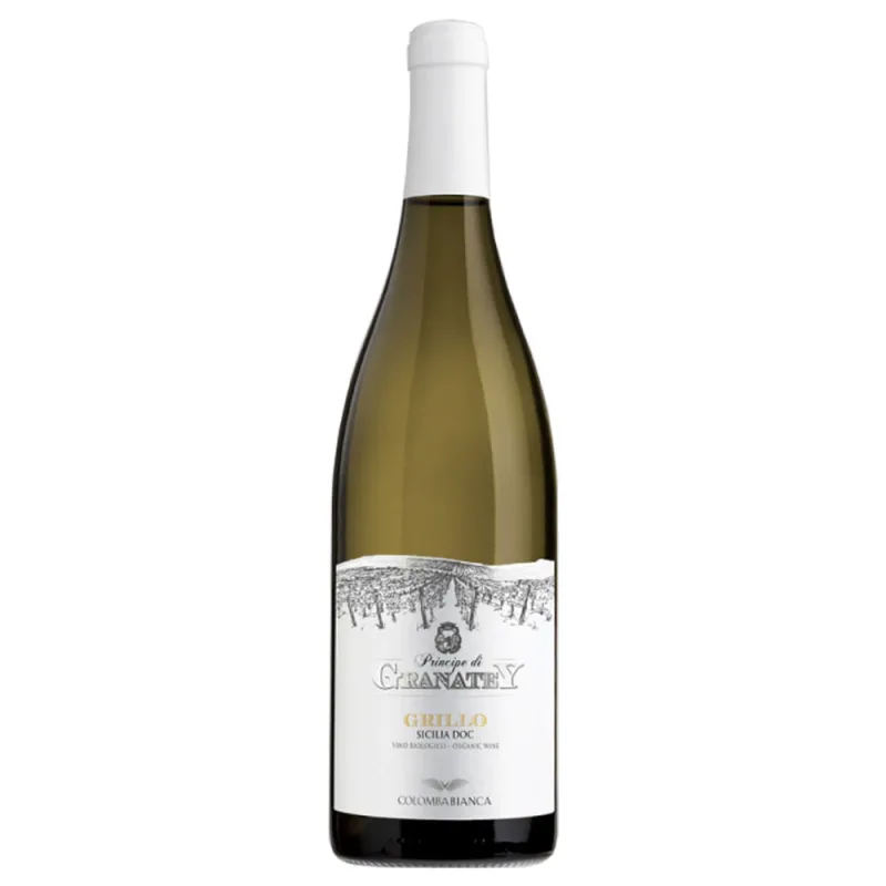 Vinho Italiano Principe de Granatey Grillo Branco Seco 750ml - Príncipe de Granatey - Adega