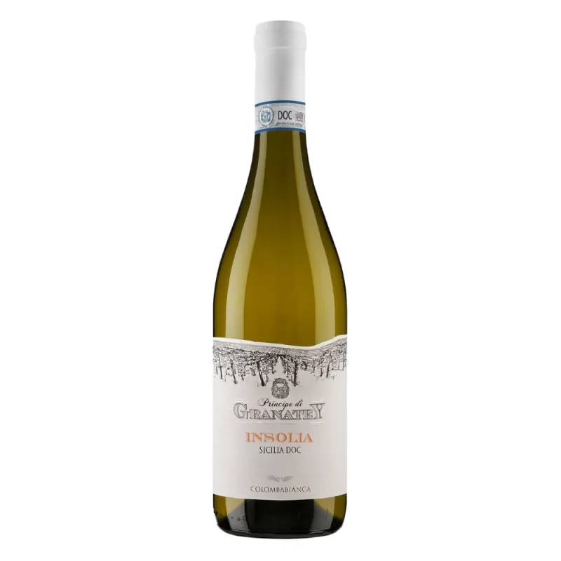 Vinho Italiano Insolia Príncipe de Granatey Branco 750ml - Príncipe de Granatey - Adega