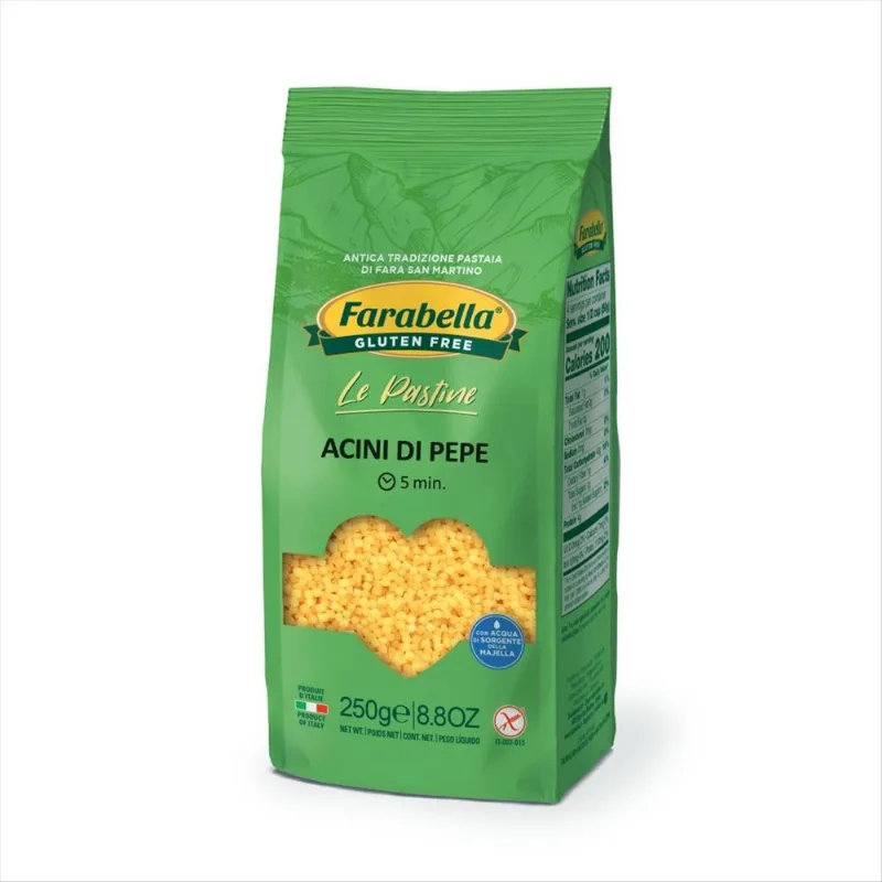 Acini Di Pepe Sem Glúten Sem Lactose Italiano Farabella 250g