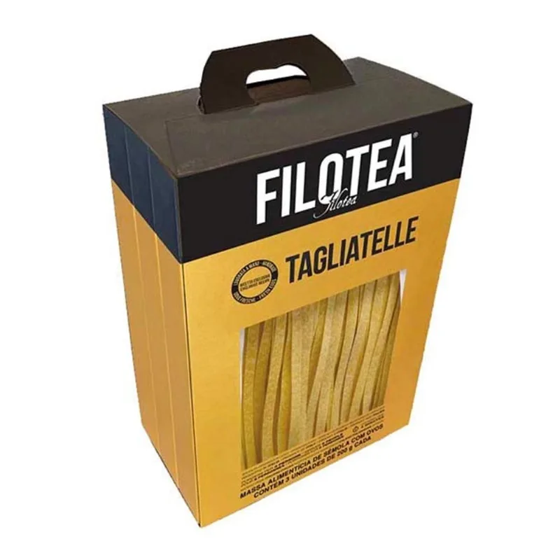 Massa Filotea Tagliatelle Caixa 3 Unidades 200g Cada