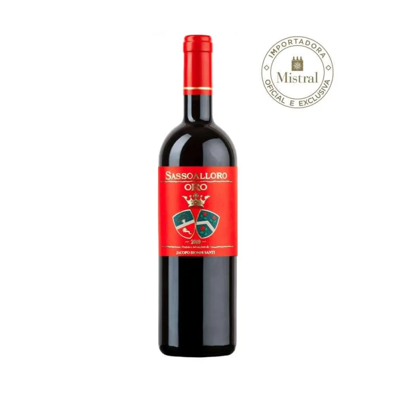 Sassoalloro Oro Toscana 2019 (Castello di Montepò/JacopoBiondi Santi) 750ml - Castello di Montepò / Jacopo Biondi Santi - Mercado