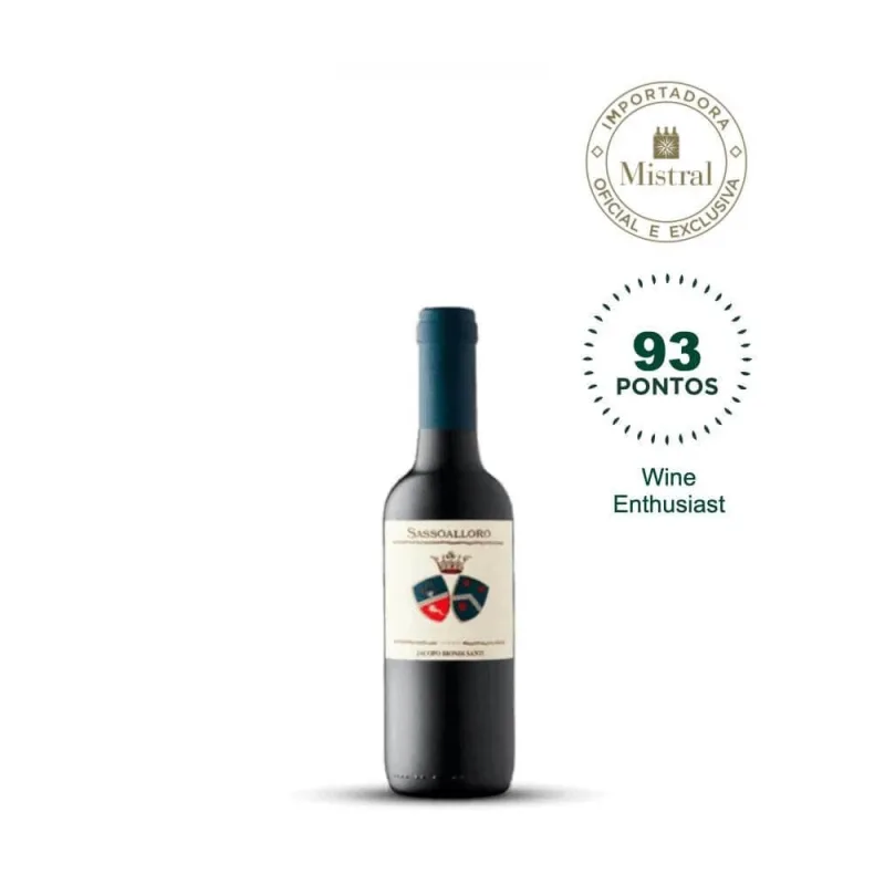 Sassoalloro 2023 - Meia gfa. (Castello di Montepò - Jacopo Biondi Santi) 375ml - Castello di Montepò / Jacopo Biondi Santi - Mercado