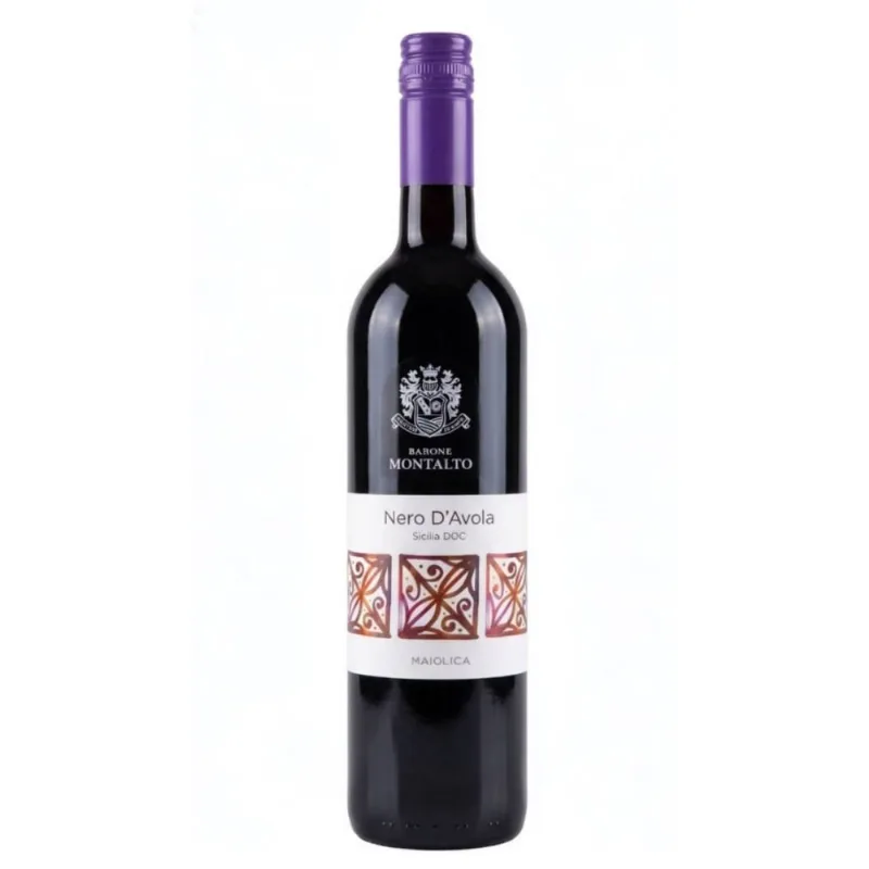Vinho Italiano Barone Montalto Maiolica Nero Davola 750ml
