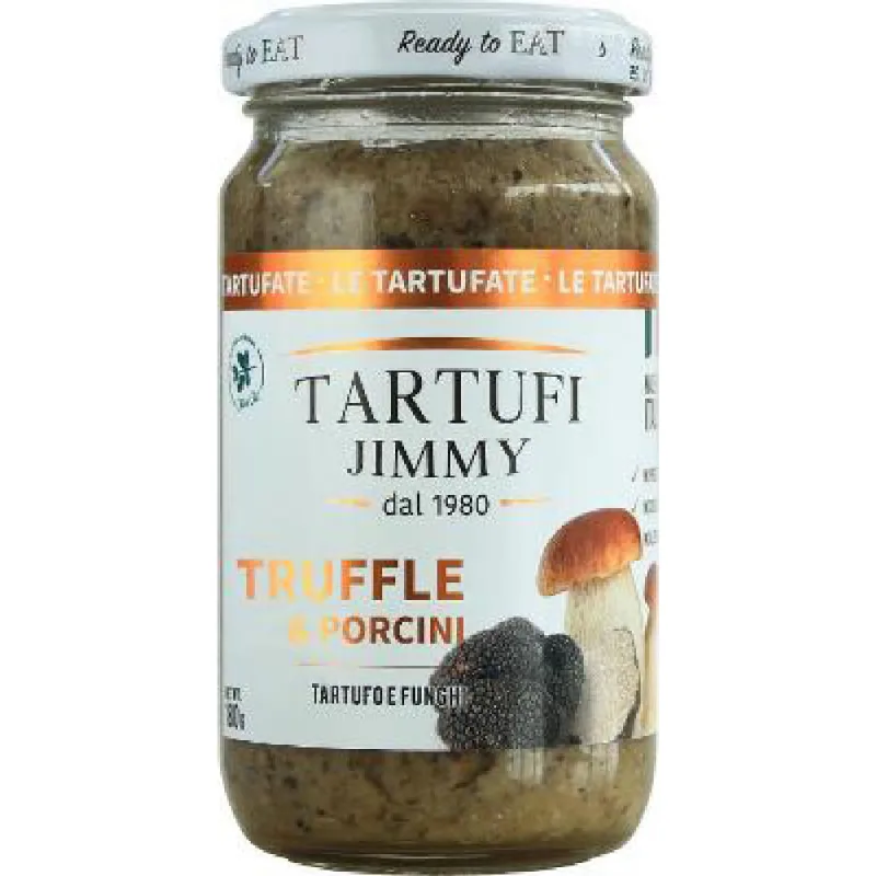 Molho Trufas Negras e Cogumelo Tartufi Jimmy 180g