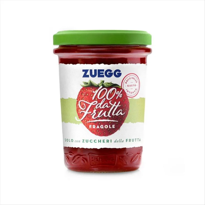 Geleia Italiana Zuegg 100% Da Fruta Morango Vidro 250g