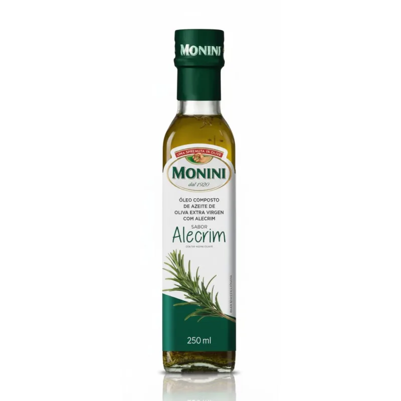 Azeite de Oliva Italiano Alecrim Monini Aromático 250ml - Monini - Importados