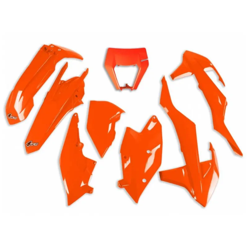 Kit Plástico ufo ktm exc/exc-f 17/19 c/ Farol