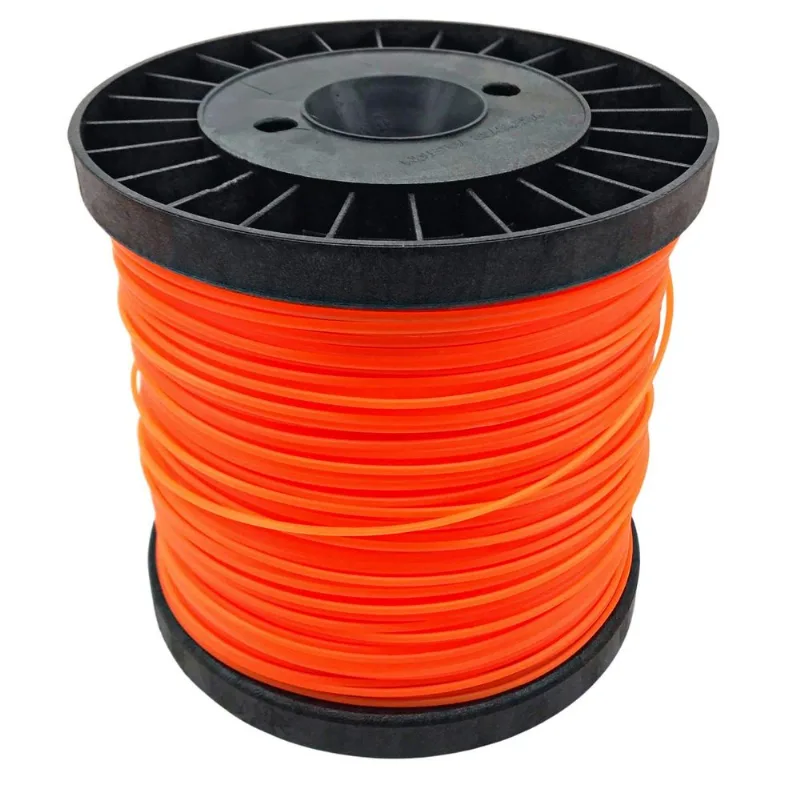 Bobina Fio De Nylon Quadrado 3mm 200m 2kg