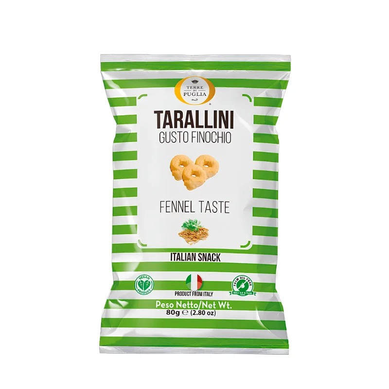 Biscoito Salgado Sabor Erva Doce Terre Di Puglia - 80g