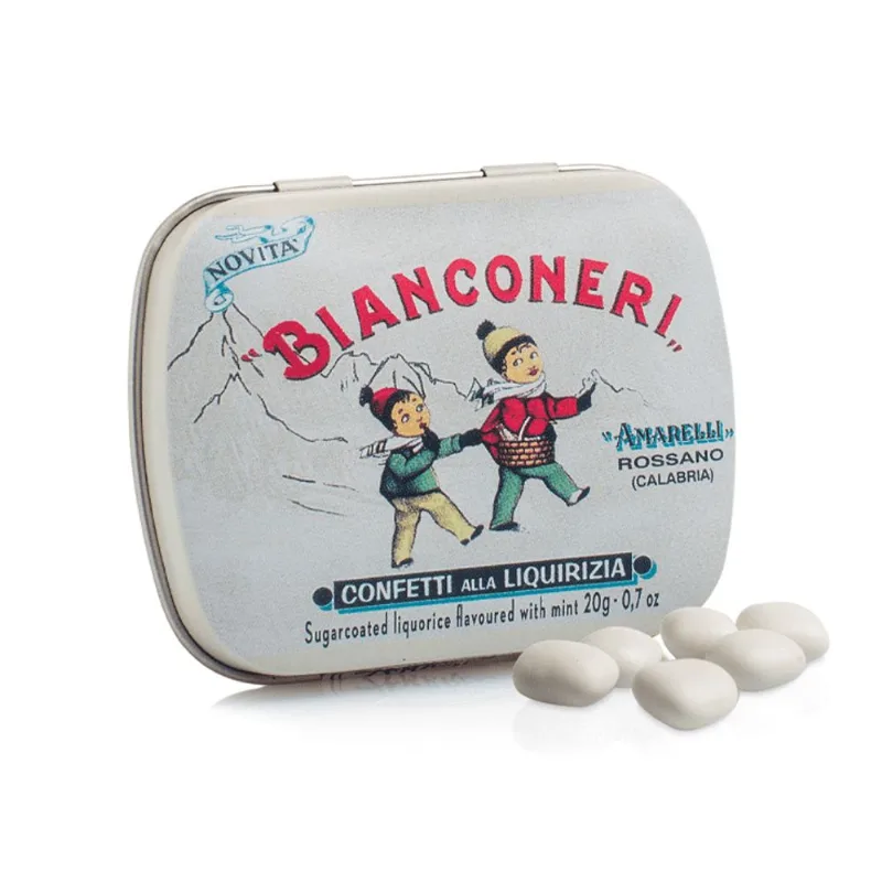 Bala de Alcaçuz Amarelli Bianconeri – 20g