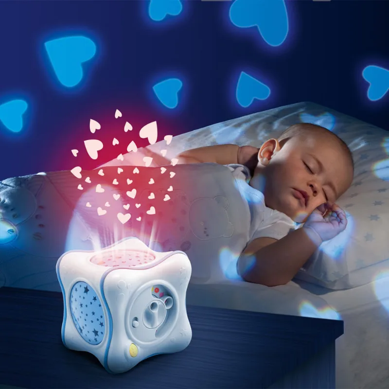 Projetor Rainbow Cube - Azul - Chicco Projetor de Luz Rainbow Cube Azul Chicco