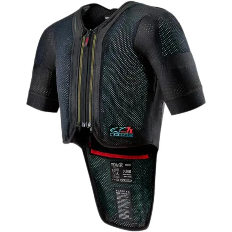 Colete Alpinestars Tech-air 7 X - Preto/vermelho