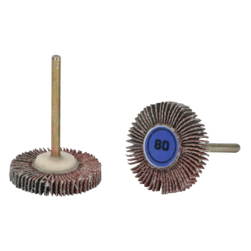 Roda de lixa 3/16" com haste 1/8" grão 80 504 - DREMEL - DREMEL