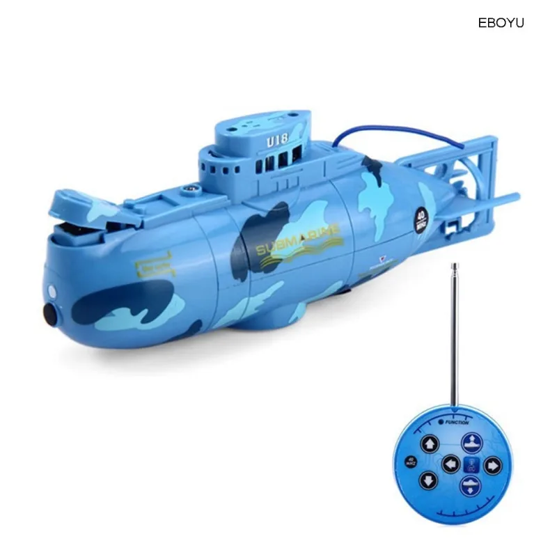 Rádio de velocidade Controle Remoto Submarino Elétrico Mini rc