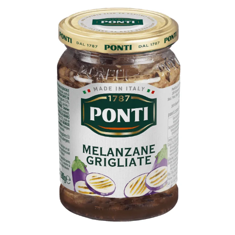 Berinjela Grelhad Italiano Ponti 280g Oleo Girassol