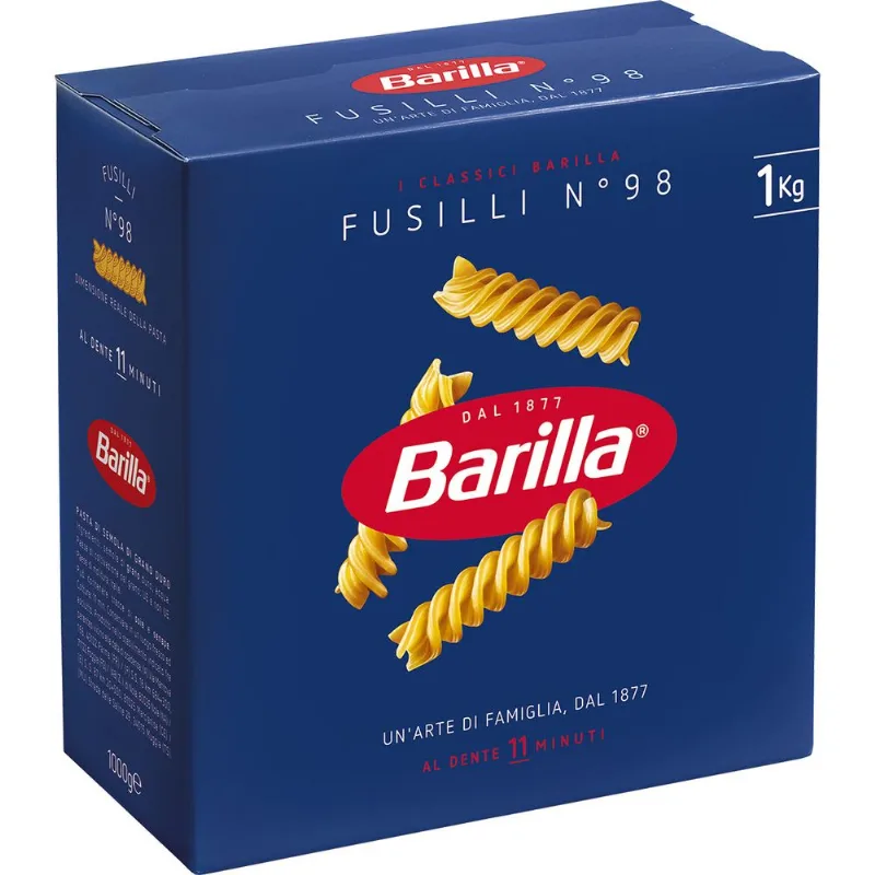 Massa de Trigo Grano Duro Fusilli Barilla 1kg