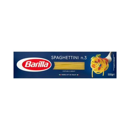 Macarrão De Sêmola Espaguete 3 Barilla Caixa 500g - BARILLA - Mercearia