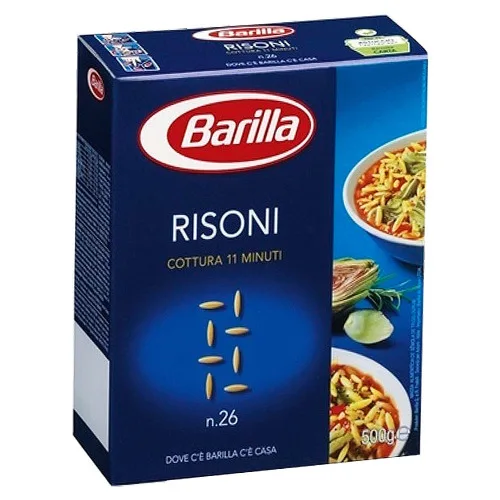 Massa De Sêmola Risoni Nº 26 Barilla Caixa 500g - BARILLA - Mercearia