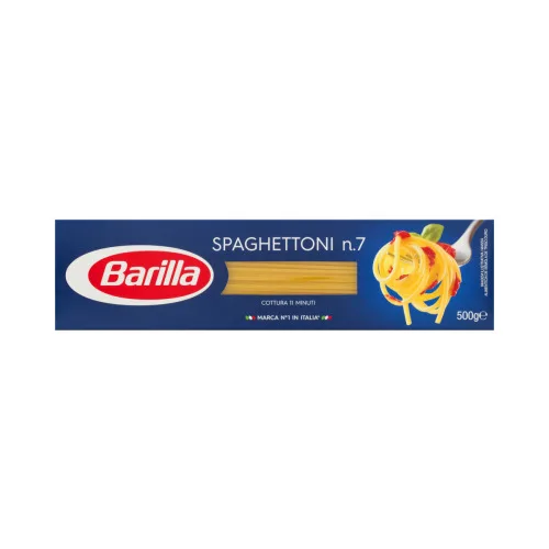 Macarrão De Sêmola Espaguete 7 Barilla Caixa 500g - BARILLA - Mercearia