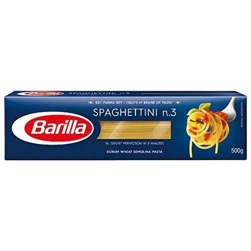 Macarrão De Sêmola Espaguete 3 Barilla Caixa 500g - BARILLA - Mercearia
