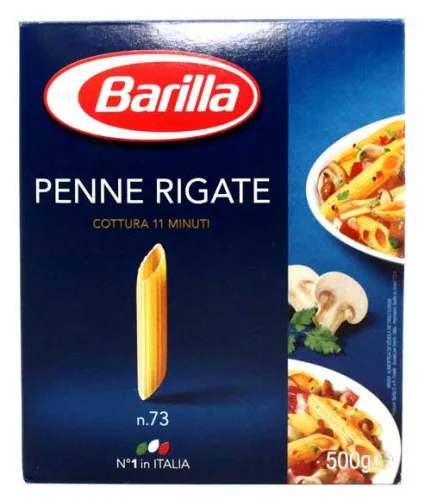 MAC BARILLA 500G PENNE RIGATE CX 15.0 - PENNE RIGATE