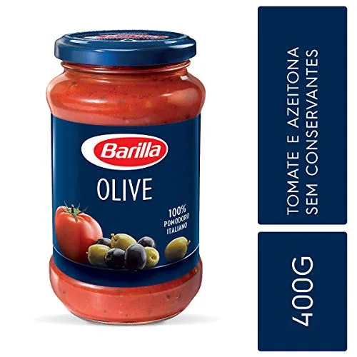 Molho De Tomate Olive Barilla Vidro 400g - BARILLA