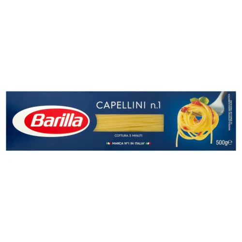 Macarrão De Sêmola Capellini 1 Barilla Caixa 500g - BARILLA - Mercearia