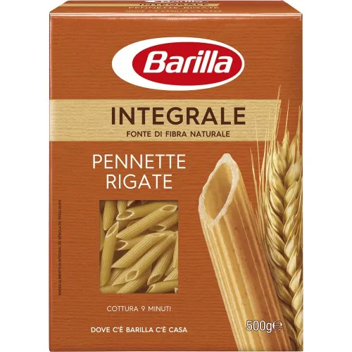 MACARRÃO GRANO DURO BARILLA 500G INTEGRALLE PENNE RIGATE - BARILLA