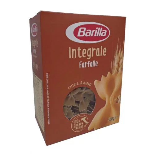 MACARRÃO GRANO DURO BARILLA INTEGRAL 500G FARFALLE - BARILLA