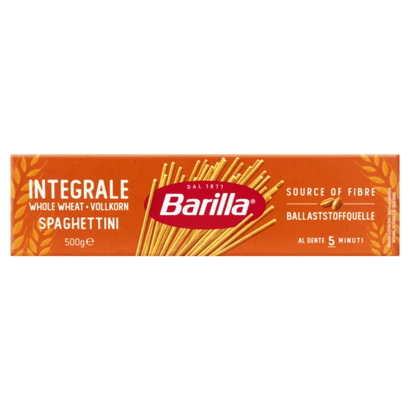 Macarrão de Sêmola de Trigo Duro Integral Espaguetini Barilla Caixa 500g - Barilla - Mercearia