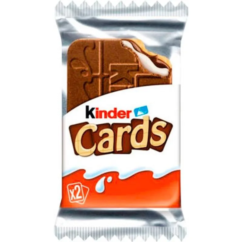 Biscoito Kinder Cards 25,6g