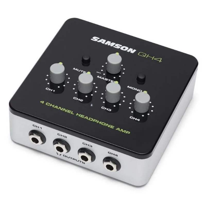 Amplificador Para Fone De Ouvido Samson 4 Canais Qh4