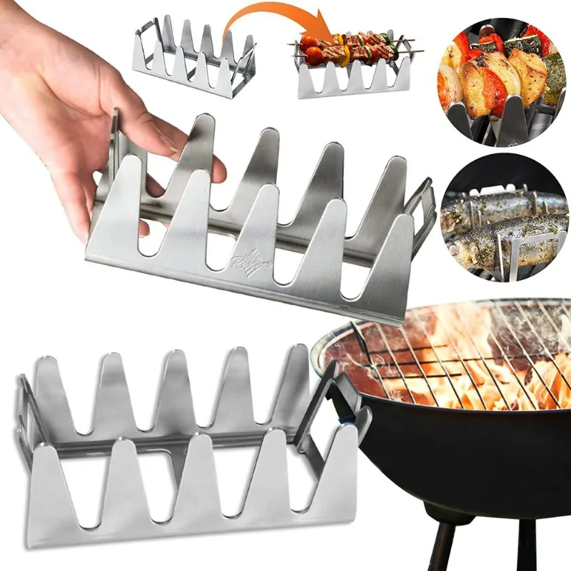 2pcs Grade De Aço Inoxidável, Incrustado Portátil Multifuncional