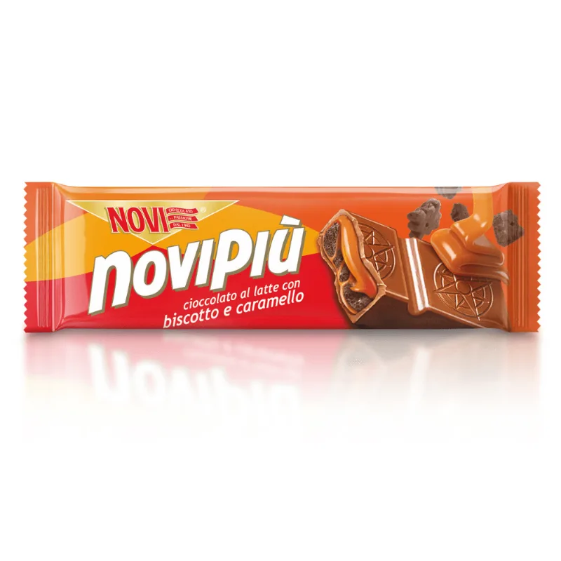 Chocolate Novipiù Ao Leite Com Caramelo 35g