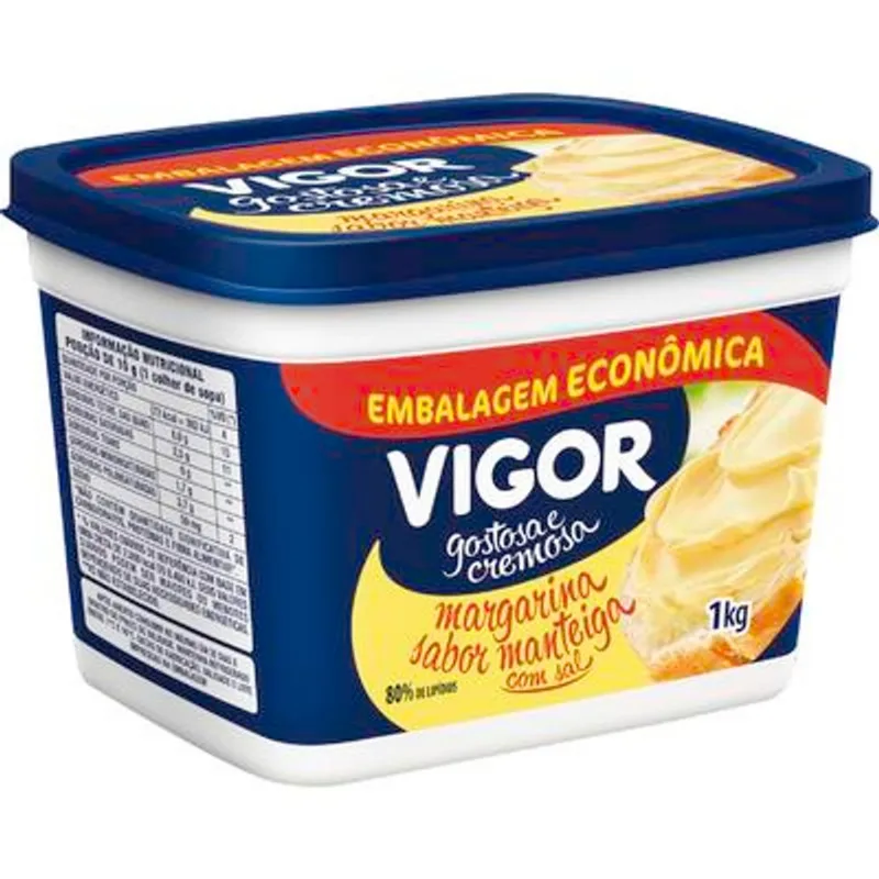 Margarina Vigor Sabor Manteiga com sal 1kg