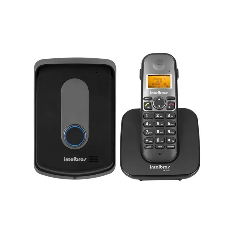 Kit Telefone Sem Fio Intelbras Com Ramal Interfone Tis 5010