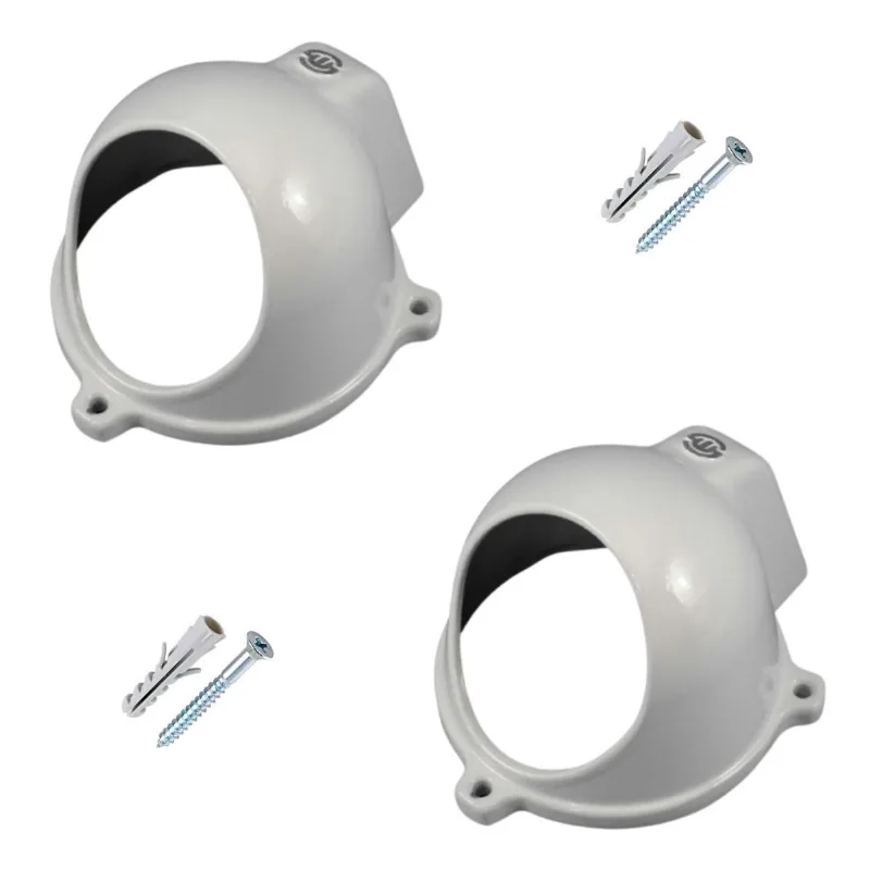 Kit 2 Case Protetor Super Resistente Para Câmera Dome Branca